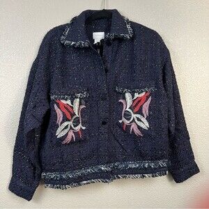 Foxiedox Tweed Embroidered Jacket